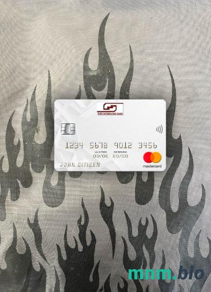 Turkmenistan Turkmenbashi bank wygląd zdjęcia mastercard skan PSD + zdjęcie